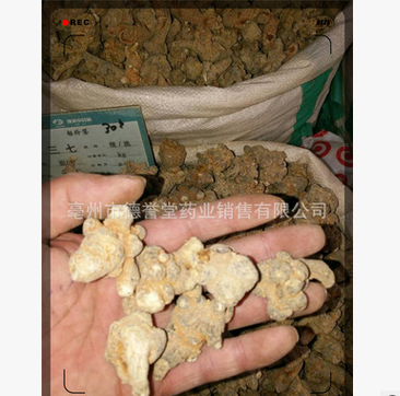 dyt-87批发云南特产文山水洗三七 无蜡田七 60头图3