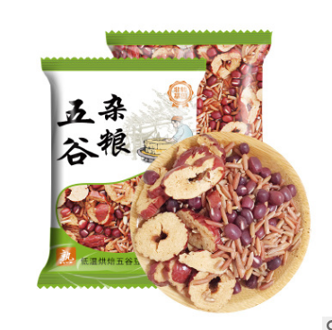 红枣红豆红米五谷杂粮豆浆原料包纯三红豆浆35g*50包 低温烘焙熟图3