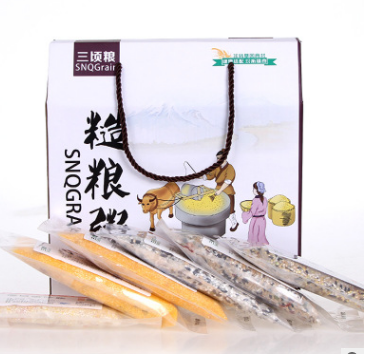 三顷粮五谷杂粮原料礼盒装 十谷米八宝粥米原料年货礼盒特产oem图2