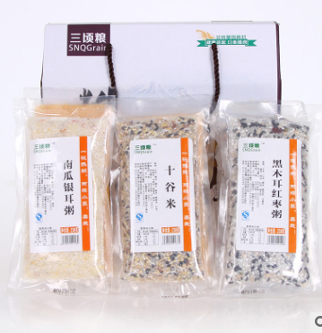 三顷粮五谷杂粮原料礼盒装 十谷米八宝粥米原料年货礼盒特产oem图3