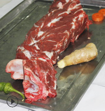 伊润牛羊肉 牛脖骨 清真牛肉脖骨 屠宰分割 新鲜牛肉代理冷图3