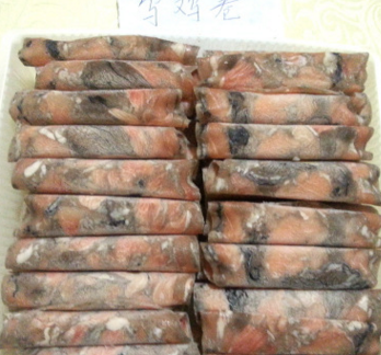 批发乌鸡卷 黑乌鸡生鸡肉卷新鲜冷冻食品火锅配菜食材图2