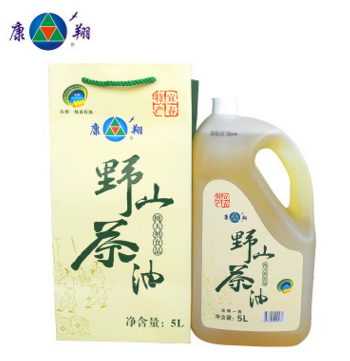 江西特产 野山茶油5升礼盒装 月子油 压榨 康翔山茶油活动特价图2