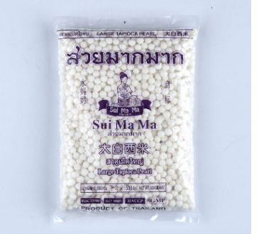 水妈妈白大西米500g*30袋 大西米 泰国西米 大西米西米露甜品原料图3