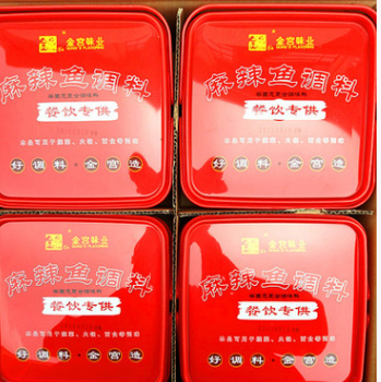 金丰川派食品金宫3k装麻辣鱼料清蒸川菜调料批发.中国图1