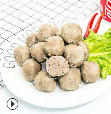 正宗汕头牛肉丸 火锅食材餐饮连锁速冻肉丸 牛肉丸烧烤食材批发图2