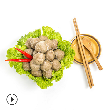 正宗汕头牛肉丸 火锅食材餐饮连锁速冻肉丸 牛肉丸烧烤食材批发图3