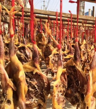 茅山特产年货三黄鸡 农家野生放养自制腊肉 咸货鸡鸭鹅鱼手工腌制图2