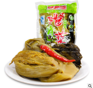 四川特产泡菜盈棚泡青菜2kg酸菜鱼酒店调料传统老坛酸菜批发图2