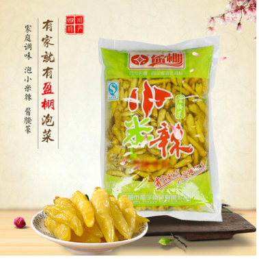 四川腌制泡椒盈棚小米辣2000g袋自制泡凤爪酸辣下饭菜 正品批发图1