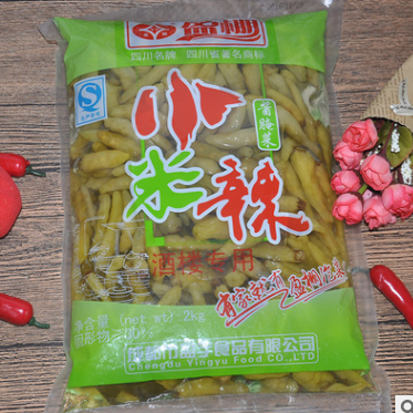 四川腌制泡椒盈棚小米辣2000g袋自制泡凤爪酸辣下饭菜 正品批发图2