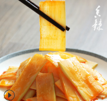 厂家直销四川特产吉食道香辣笋片108g*50袋竹笋休闲零食批发108g图3