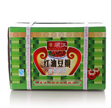 顺江郫县豆瓣酱 香辣彩箱装郫县豆瓣 6KG 红油辣酱 厂家直销 批发图2