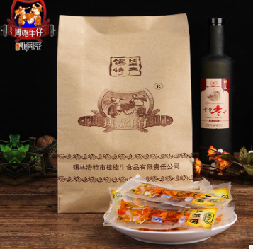搏克牛仔微商一件代发散装小包牛板筋 内蒙古特产零食麻辣/烧烤味图3