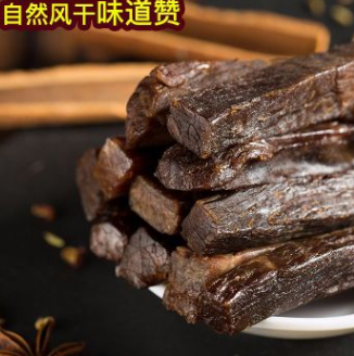 内蒙古特产牛肉干 牛肉零食袋装200g 熟食牛肉干散装批发包邮图3