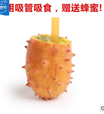 非洲蜜瓜刺角瓜火天桃爆炸火参果奇瓦诺果 非洲火星果火参果批发图3