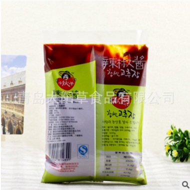 小伙子辣椒酱韩式辣酱 韩国石锅拌饭辣炒年糕酱 500g*40袋/箱图3