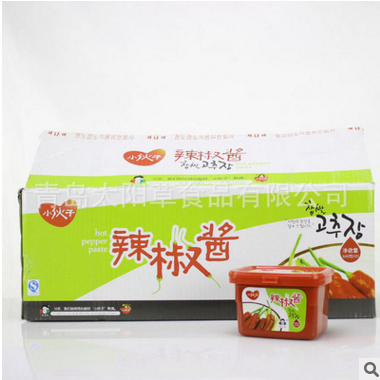 小伙子辣椒酱韩式辣酱 韩国石锅拌饭辣炒年糕酱500g*20盒厂家批发图3