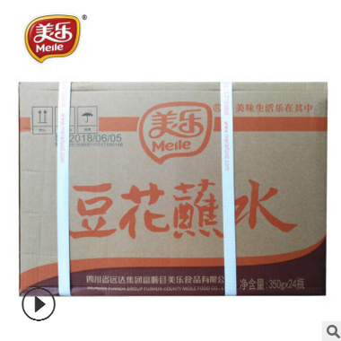 美乐豆花蘸水350gx24瓶厂家批发直销四川拌饭凉拌富顺香辣酱特产图2