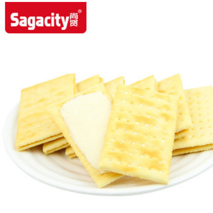 整箱批发 尚贤哆啦a梦水果味夹心苏打饼干2000g一箱四种口味图2