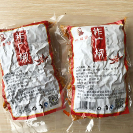 湖北土家特产鲊广椒500g榨辣椒农家手工榨广椒下饭菜炒菜炒饭配料图2