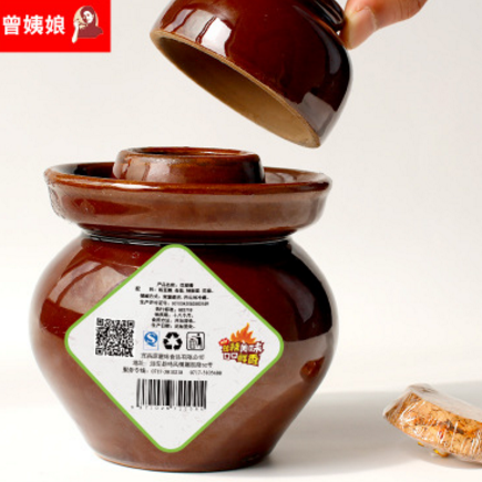 曾姨娘豆瓣酱坛装辣椒酱特辣下饭酱980克味噌酱调料厂家批发供应图2
