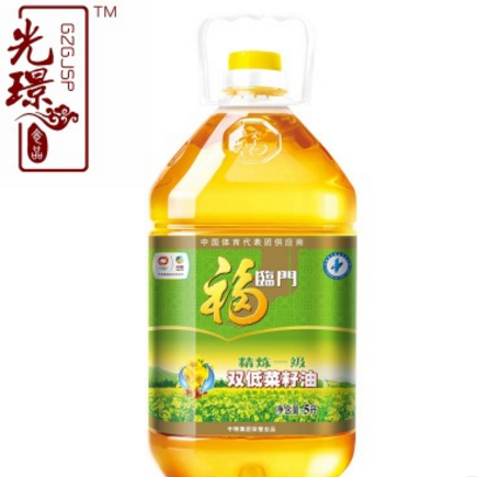 中粮福临门纯正一级双低菜籽油5L瓶正宗食用油特产厂家直销批发图1