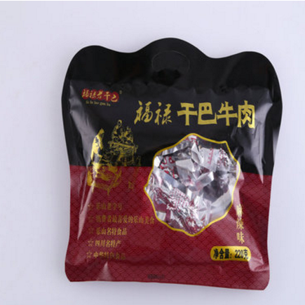 四川名特产干巴牛肉 厂家直销休闲零食批发220g麻辣味袋装图3
