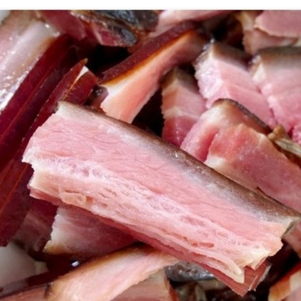 湘西土猪腊肉五花肉/湖南乡里柴火烟熏腊肉/咸肉盐腌腊肉肥瘦搭配图3