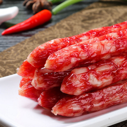厂家批发直销腊肉风味腊肠传统手工腌肉农家猪肉制品广式风味腊肠图3