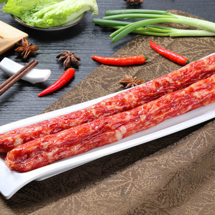 正宗风味腊肠农家手工腌肉猪肉制品风味腊肠特色食品厂家批发直销图1