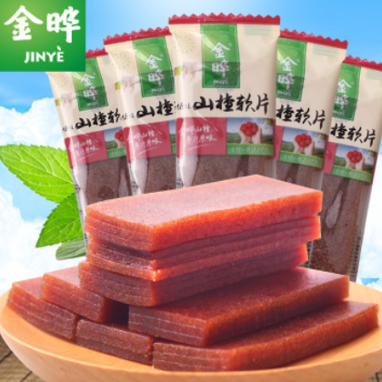【一件代发】金晔山楂软片500g 宝宝休闲零食山楂果丹皮图3