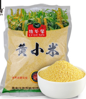绿谷馨 龙江黄小米1Kg/袋 月子小米 东北黑土地杂粮 包邮图2