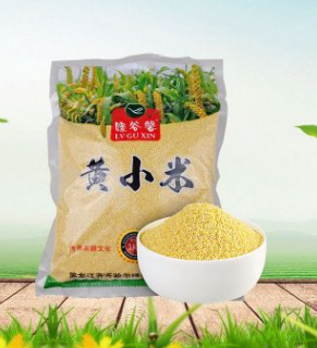 绿谷馨 龙江黄小米1Kg/袋 月子小米 东北黑土地杂粮 包邮图3