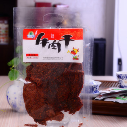 皇廷孔雀之乡 麻辣味 牛肉干350g 云南特产 休闲零食 厂家批发