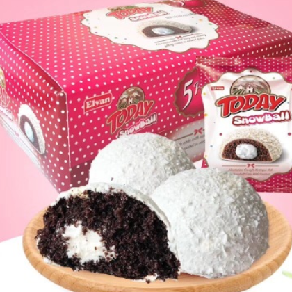 土耳其ELVAN 夹心软蛋糕 椰蓉味雪球堡 小糕点甜品零食图2