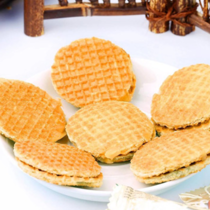 俄罗斯进口A01阿孔特农庄奶罐蜂蜜拉丝夹心饼干早餐500克图2