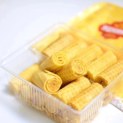 批发俄罗斯进口KDV炼乳夹心蛋卷香甜酥脆蛋黄卷 24盒/箱图1