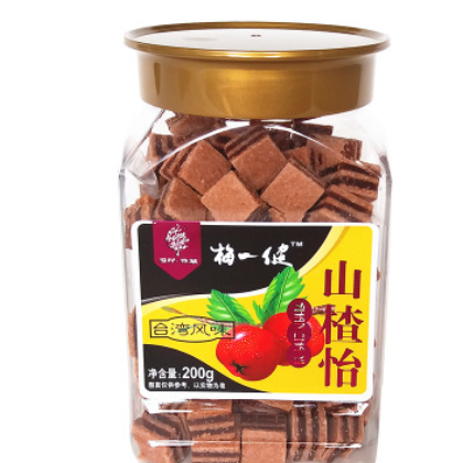 【易拉罐装】山楂制品山楂汉堡山楂糕 休闲果脯蜜饯零食 一件代发图2