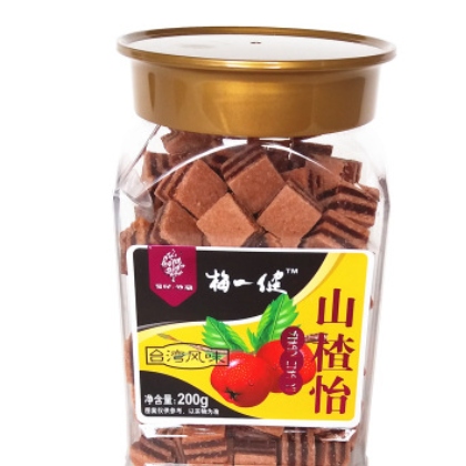 【易拉罐装】山楂制品山楂汉堡山楂糕 休闲果脯蜜饯零食 一件代发图2