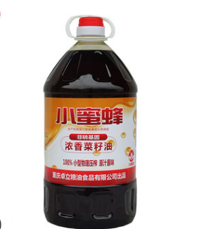重庆特产浓香型纯正菜籽油非转基因食用油5升 餐饮专用粮油批发图2