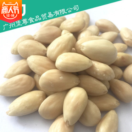 去皮杏仁粒原料 进口脱皮扁桃仁巴旦木生料11.34kg整箱现货图3