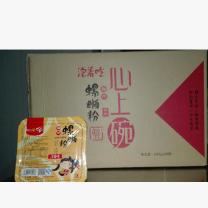 正宗心上碗柳州螺蛳粉18碗盒装 不加水酱包地道螺蛳粉厂家批发图3