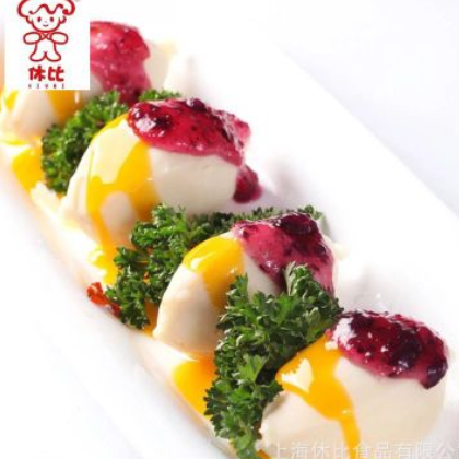 休比蓝莓酱340g 水果沙拉袋装草莓果酱 早餐三明治面包吐司酱原料图2