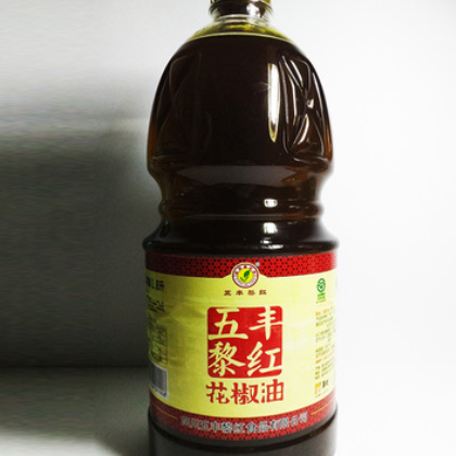 四川特产五丰黎红花椒油1.8升一瓶 藤椒油 麻油调味品厂家直销图2