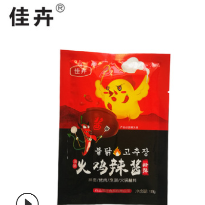 厂家批发韩式辣酱火鸡辣椒酱韩国石锅拌饭袋装辣酱袋装厂家批发图2