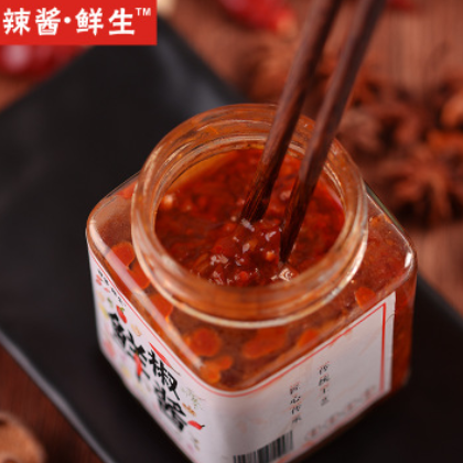 辣椒酱 山东特色佐餐美食鲜生风味辣酱调味品 泡面拌饭鲜椒酱图2