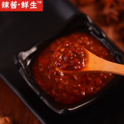 辣椒酱 山东特色佐餐美食鲜生风味辣酱调味品 泡面拌饭鲜椒酱图3