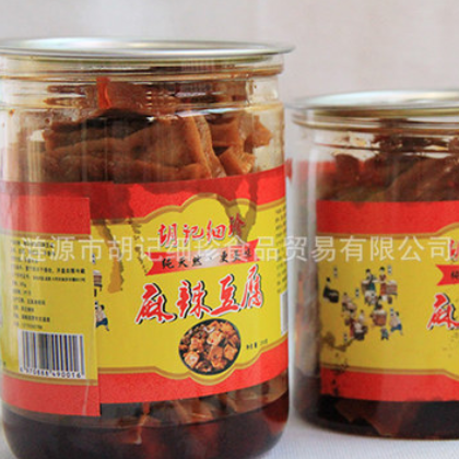 胡记细珍湖南特产麻辣豆腐干250g灌装 香辣小吃零食批发图3