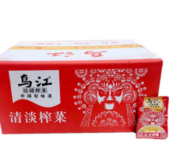 乌江榨菜15g *500袋装清淡航空小包装整箱下饭涪陵榨菜不辣图2
